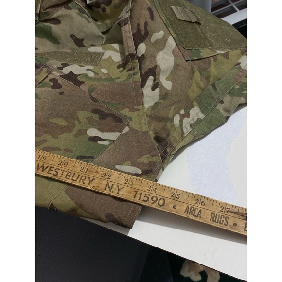 Men's PROPPER Military Coat Jacket, Green Pockets Size M/R Long Sleeve, NWOT - Picture 3 of 11